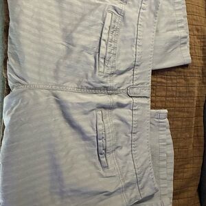 Cato Women’s Light Gray Flat Front Capri